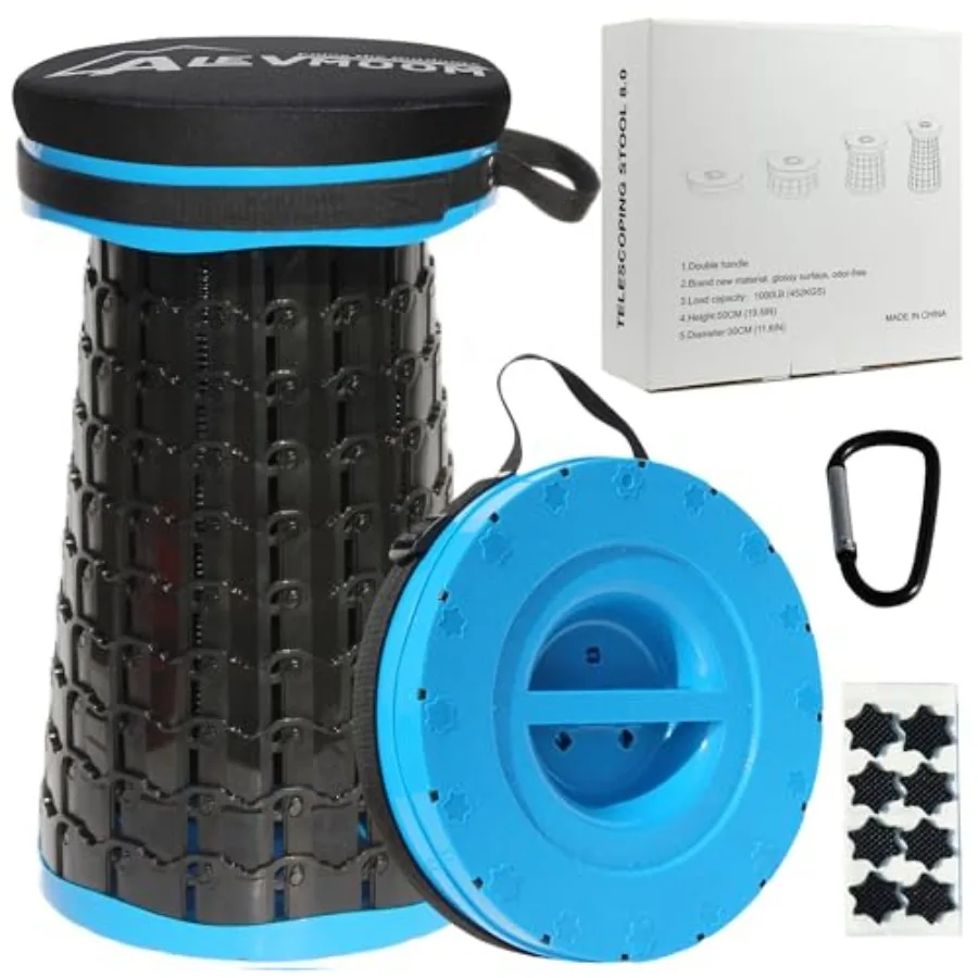 Upgraded XXL Collapsible Stool with Thick Cushion 19.7", 1000lbs Max Weight, Wider and Taller Pop Up Seat, Heavy Duty Portable
Upgraded XXL Collapsible Stool with Thick Cushion 19.7", 1000lbs Max Weight, Wider and Taller Pop Up Seat, Heavy Duty Portable
