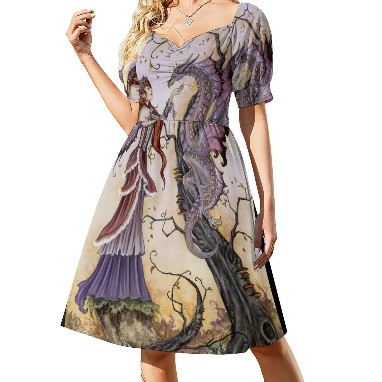 The Dragon Charmer Sleeveless Dress evening dresses ladies dresses for official occasions Dress
The Dragon Charmer Sleeveless Dress evening dresses ladies dresses for official occasions Dress