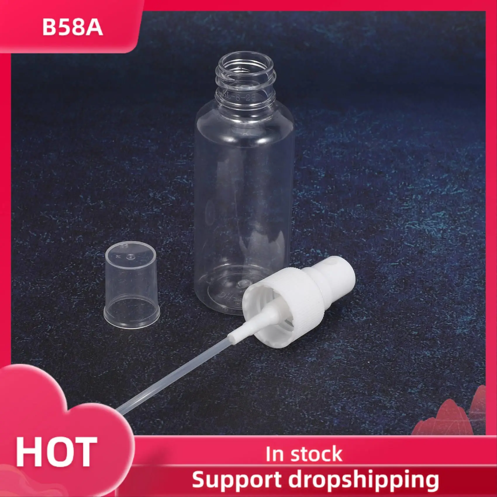 B58A 30Pcs Transparent Empty Spray Bottles 50Ml Plastic Mini Refillable Container Empty Cosmetic Containers
B58A 30Pcs Transparent Empty Spray Bottles 50Ml Plastic Mini Refillable Container Empty Cosmetic Containers