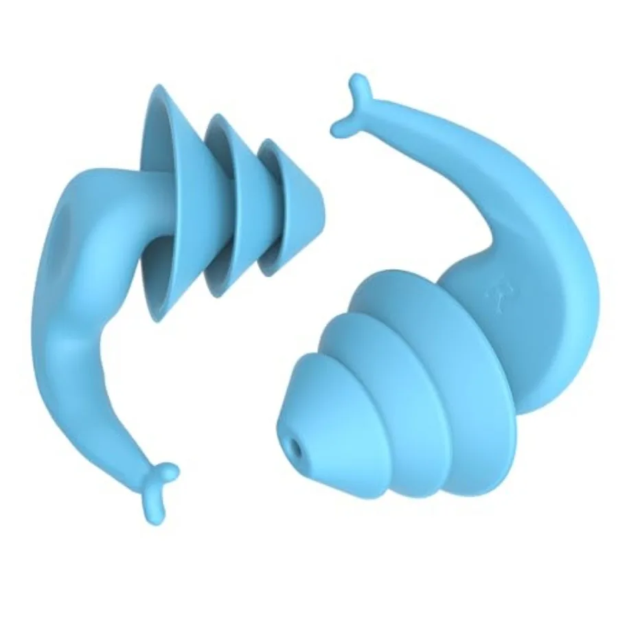 Reusable Swimmer Earplugs for Women Men 2 Pairs with Nose Clip, Water Proof Silicone Ear Plugs for Summer Swimming, Showering,
Reusable Swimmer Earplugs for Women Men 2 Pairs with Nose Clip, Water Proof Silicone Ear Plugs for Summer Swimming, Showering,
