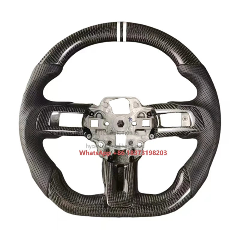 Wholesale for Ford Mustang Carbon Fiber Perforated Leather Wheel Popular Sports-Style Car Steering Wheel
Wholesale for Ford Mustang Carbon Fiber Perforated Leather Wheel Popular Sports-Style Car Steering Wheel