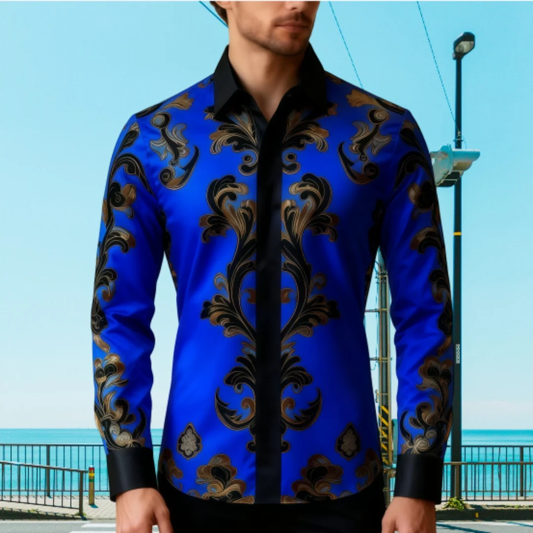 Camisa informal de manga larga con solapa para hombre, camisa holgada y cómoda con estampado 3D, talla grande 6XL, entrega rápid
Camisa informal de manga larga con solapa para hombre, camisa holgada y cómoda con estampado 3D, talla grande 6XL, entrega rápid