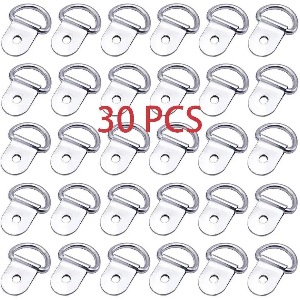 30Pcs D Rings Tie Down Anchors Ring Pull Hook Stainless Steel Lashing Ring Load for Car Boat Cargo trailer Vehicles RV Van
30Pcs D Rings Tie Down Anchors Ring Pull Hook Stainless Steel Lashing Ring Load for Car Boat Cargo trailer Vehicles RV Van