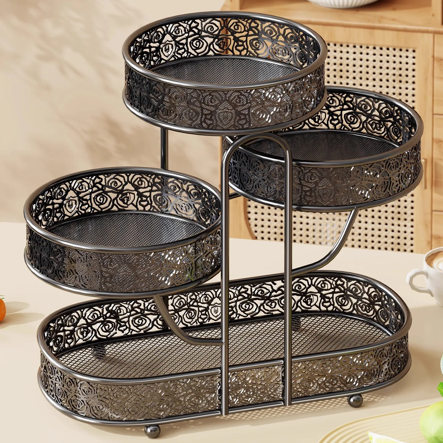 Living room tea table multi-layer light luxury dining table countertop fruit plate candy fruit snacks placement rack
Living room tea table multi-layer light luxury dining table countertop fruit plate candy fruit snacks placement rack
