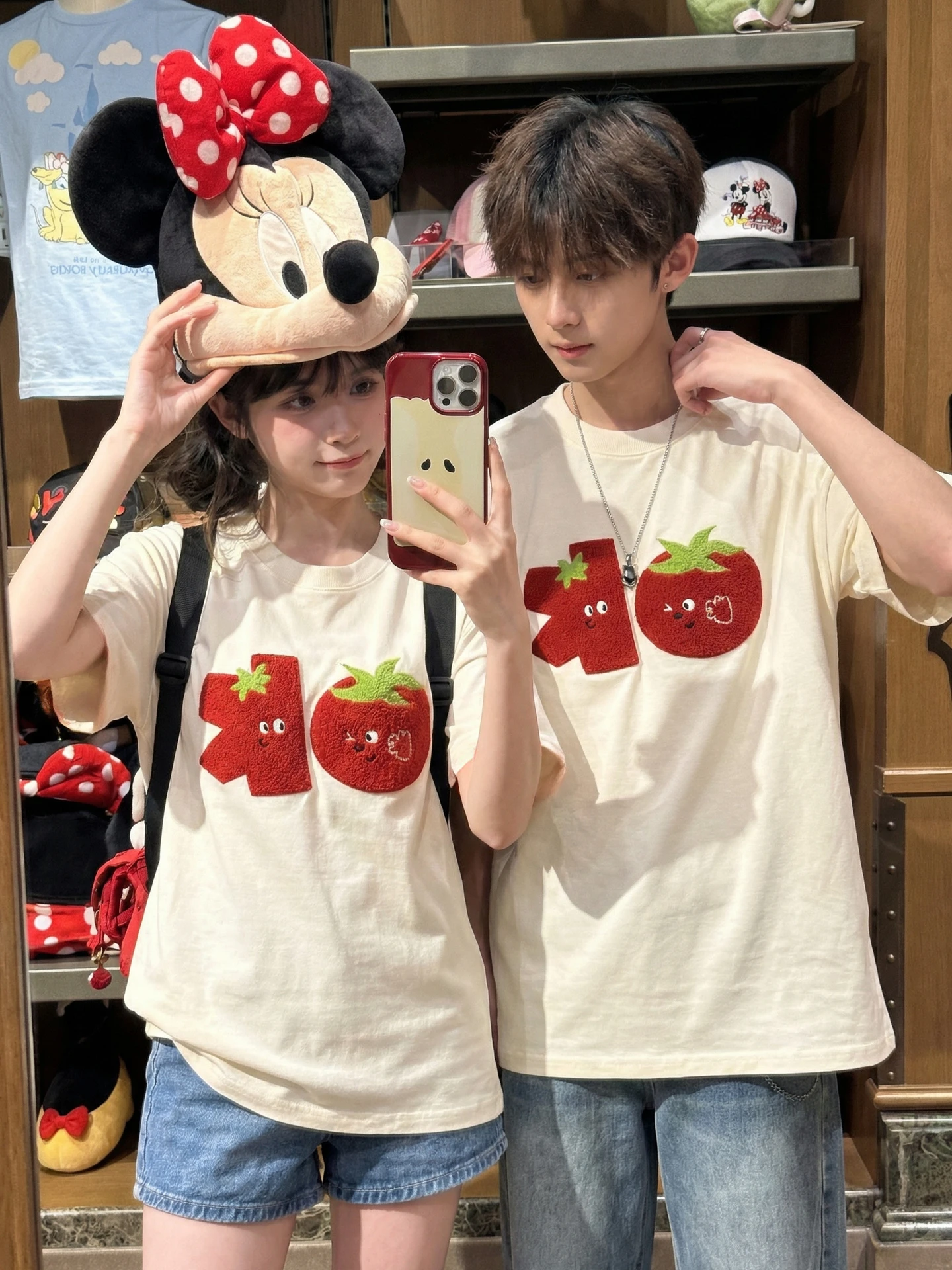 Cute Tomato Embroidery Pure Cotton Short Sleeve T-Shirt Women's Summer New Style Sweet Style Standard Fit Cotton 100%
Cute Tomato Embroidery Pure Cotton Short Sleeve T-Shirt Women's Summer New Style Sweet Style Standard Fit Cotton 100%