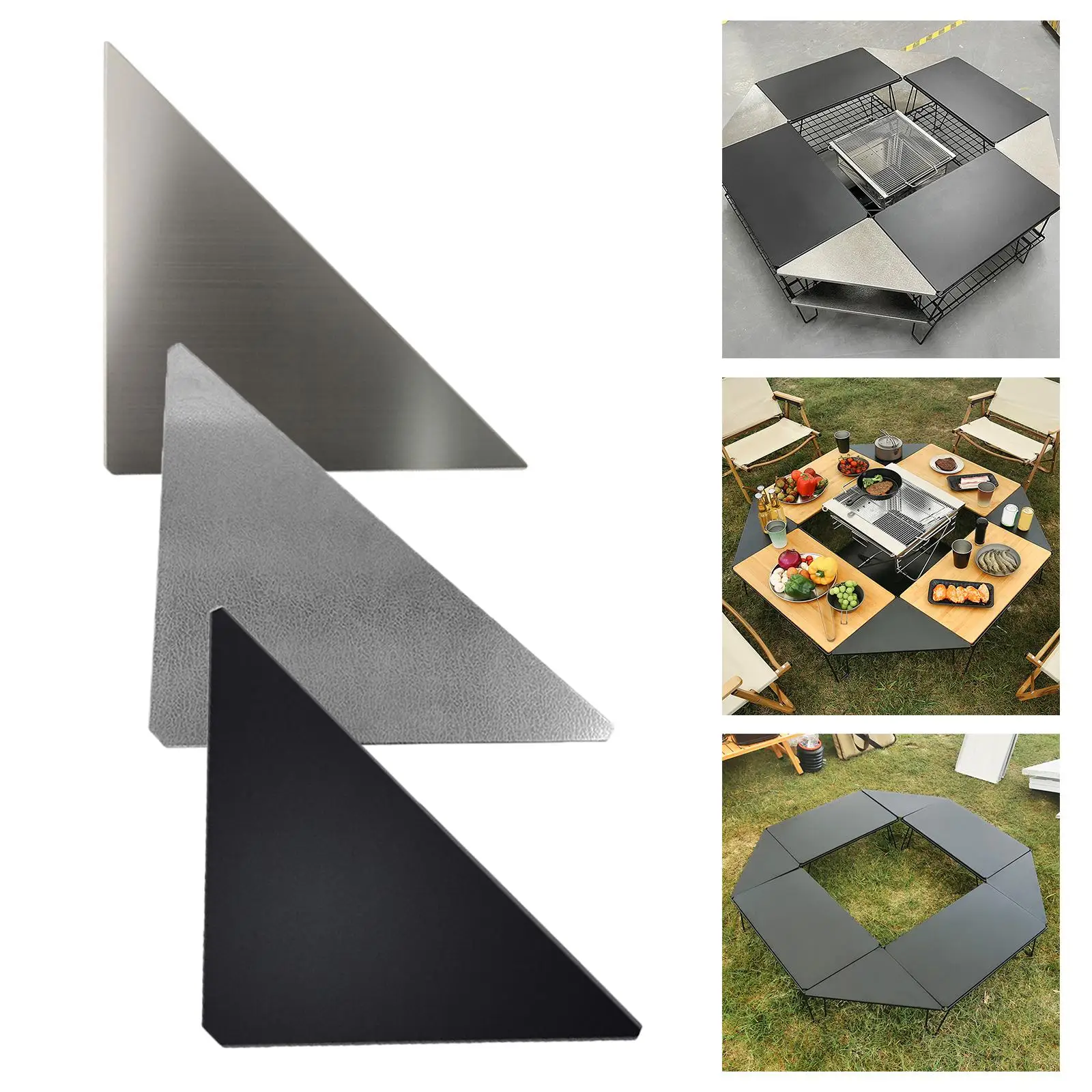 Camping Table Board Outdoor Stainless Steel Matching with Iron Net Table Desk Board for Backpacking Party BBQ Backyard
Camping Table Board Outdoor Stainless Steel Matching with Iron Net Table Desk Board for Backpacking Party BBQ Backyard