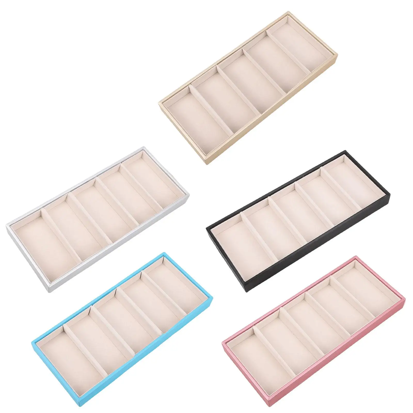 Glasses Organizer PU Leather Multifunctional 5 Compartment Eyewear Display Case Glasses Storage Box for Show Tabletop Home
Glasses Organizer PU Leather Multifunctional 5 Compartment Eyewear Display Case Glasses Storage Box for Show Tabletop Home