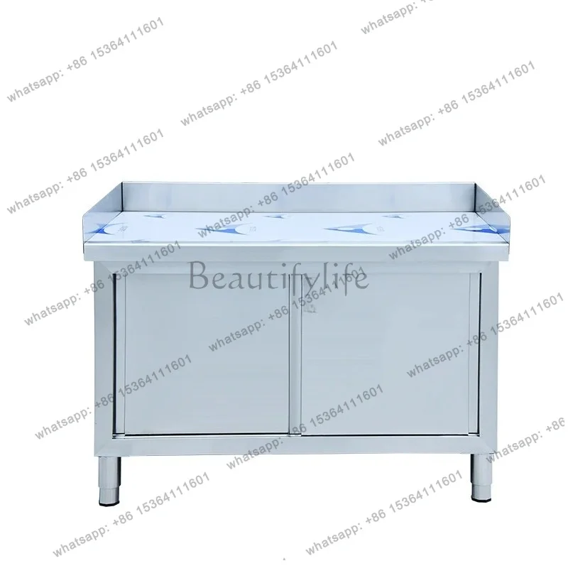 zj. stainless steel kitchen locker back sliding door workbench loading console
zj. stainless steel kitchen locker back sliding door workbench loading console