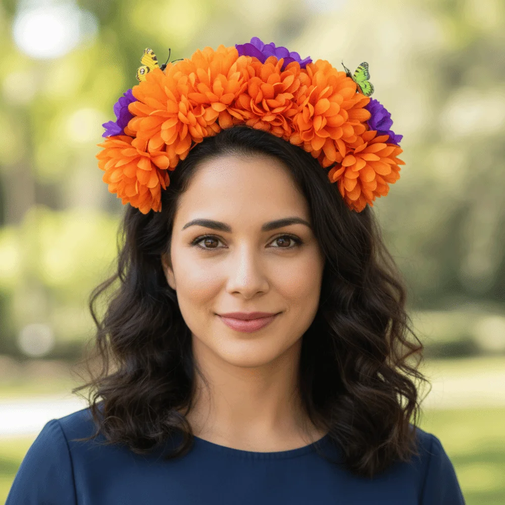 Lightweight Artificial Camellia Headband Realistic Comfortable Halloween Hair Accessory Fabric Material Simulated
Lightweight Artificial Camellia Headband Realistic Comfortable Halloween Hair Accessory Fabric Material Simulated