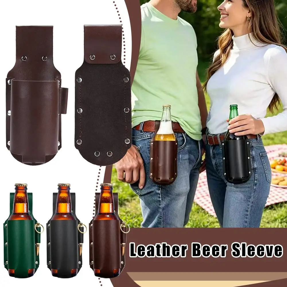 Minimalist PU Leather Beer Bag Waist-Hung Drink Holder Hands-Free Bottle Can Cup Carrier Sturdy Stitched Beverage Holster
Minimalist PU Leather Beer Bag Waist-Hung Drink Holder Hands-Free Bottle Can Cup Carrier Sturdy Stitched Beverage Holster