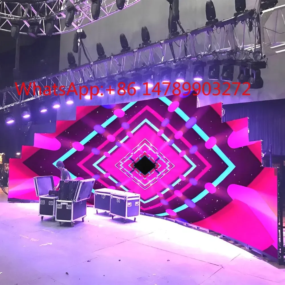 Easy Installation Rental Stage Background Video Wall P4.81 Outdoor LED Screen Display Panel for Concert
Easy Installation Rental Stage Background Video Wall P4.81 Outdoor LED Screen Display Panel for Concert