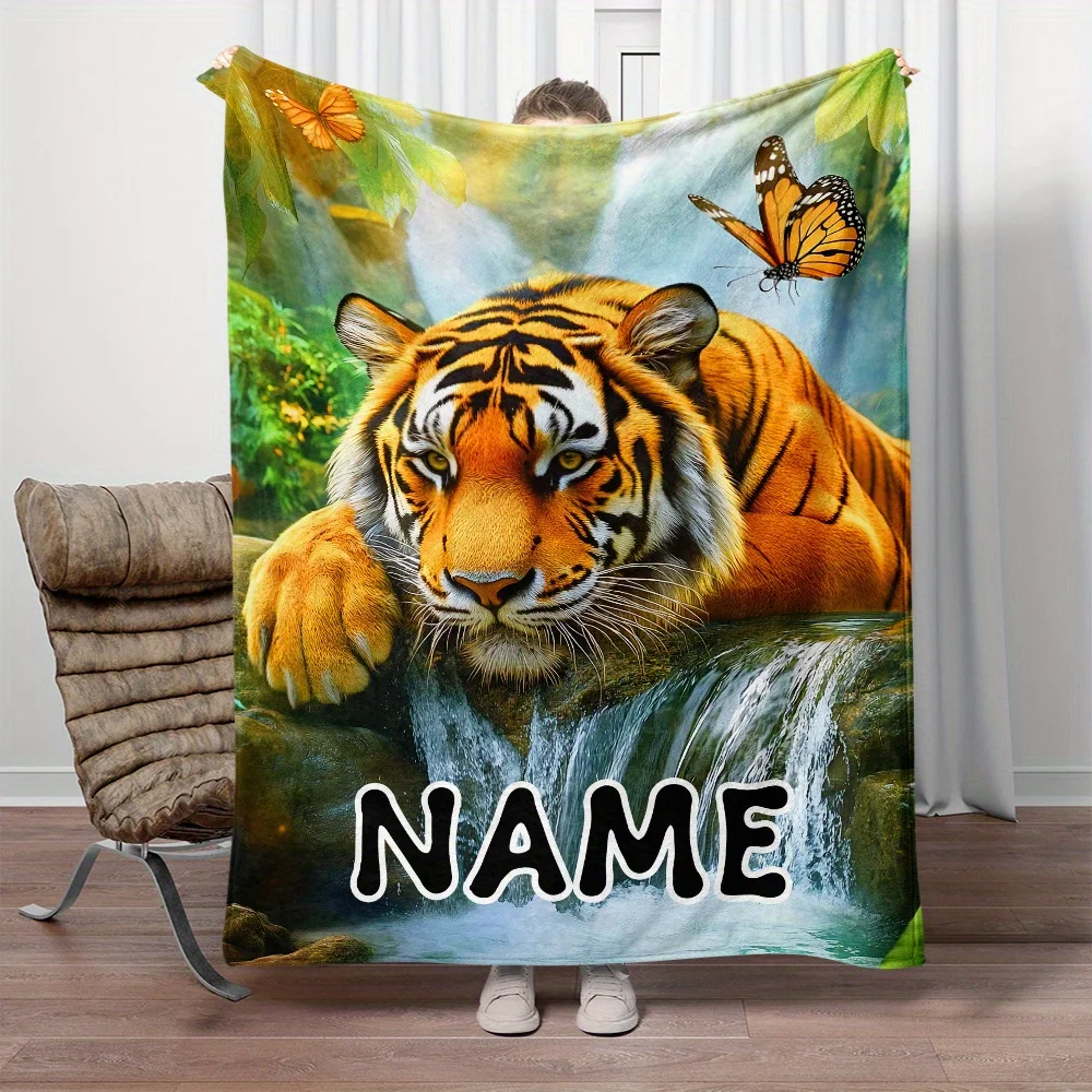 Персонализированное одеяло с изображением тигра, реалистичное искусство дикой природы, тигр в водопаде, с именем на заказ, мягкое флисовое покрывало, декор для дома, подарок
Персонализированное одеяло с изображением тигра, реалистичное искусство дикой природы, тигр в водопаде, с именем на заказ, мягкое флисовое покрывало, декор для дома, подарок