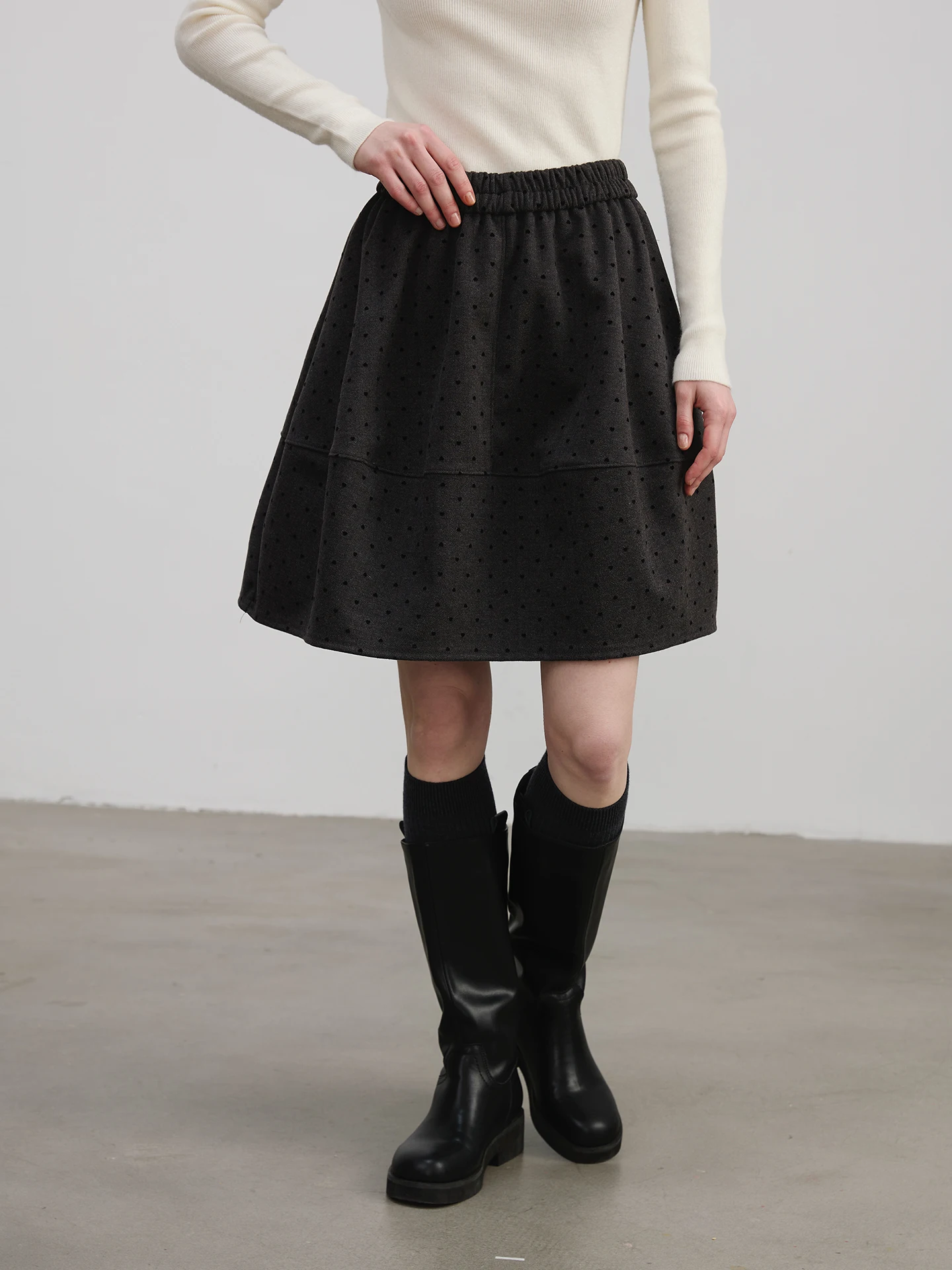 Willbewell Sweet School Sle ort Polka Dot f Skirt Deep ey Slimming Women's High Waist Cotton Ci Commute Skirt
Willbewell Sweet School Sle ort Polka Dot f Skirt Deep ey Slimming Women's High Waist Cotton Ci Commute Skirt