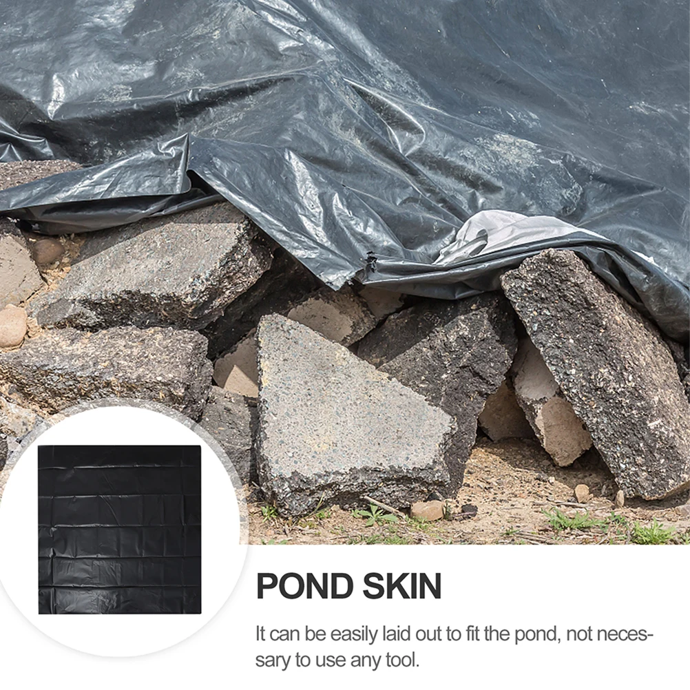 Pond Liner 1.2x2.1m HDPE Reusable Waterproof Fish Pond Skin for Outdoor Ponds Water Gardens Membrane Plastic Pool Supplies
Pond Liner 1.2x2.1m HDPE Reusable Waterproof Fish Pond Skin for Outdoor Ponds Water Gardens Membrane Plastic Pool Supplies