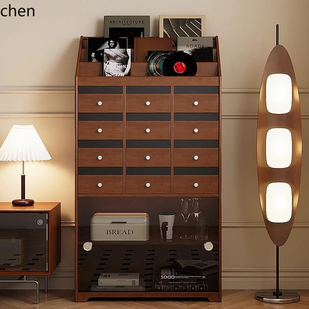 DSA Retro Solid Wood Chest of Drawers Magazine Side Cabinet Drawer Storage Organizer Entryway Shelf Decorative Display
DSA Retro Solid Wood Chest of Drawers Magazine Side Cabinet Drawer Storage Organizer Entryway Shelf Decorative Display
