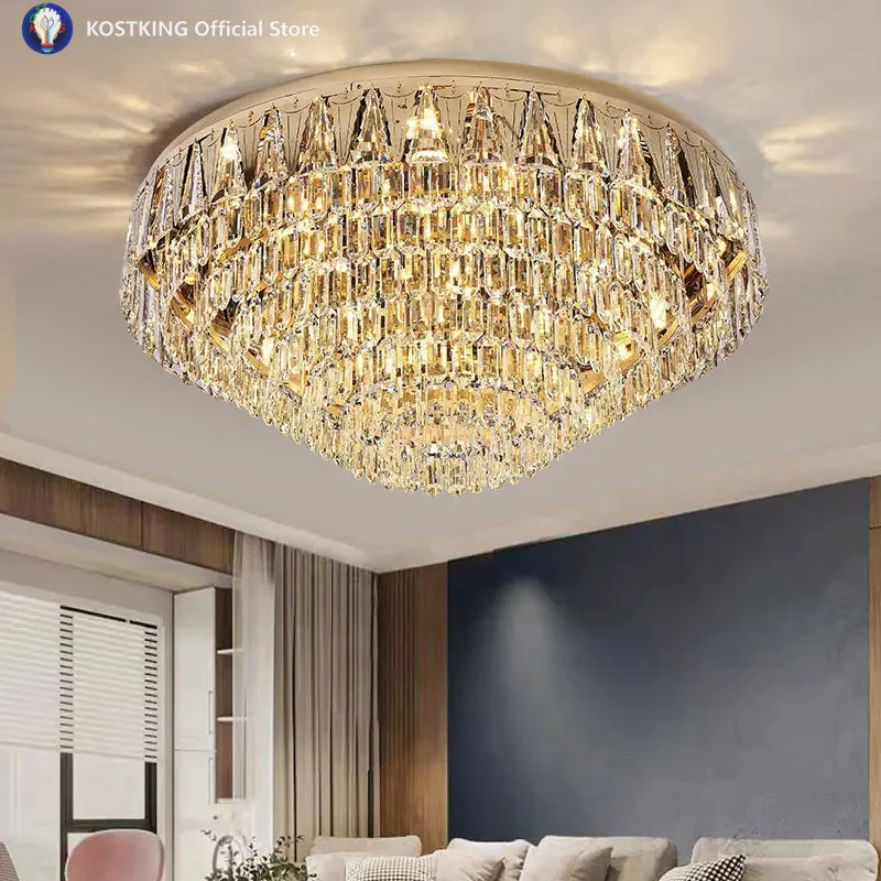 Modern Luxury Ceiling Lamps Crystal Lights for Living Dining Room Restaurant Art Hall Home Decoration Gold Lustre Chandelier
Modern Luxury Ceiling Lamps Crystal Lights for Living Dining Room Restaurant Art Hall Home Decoration Gold Lustre Chandelier