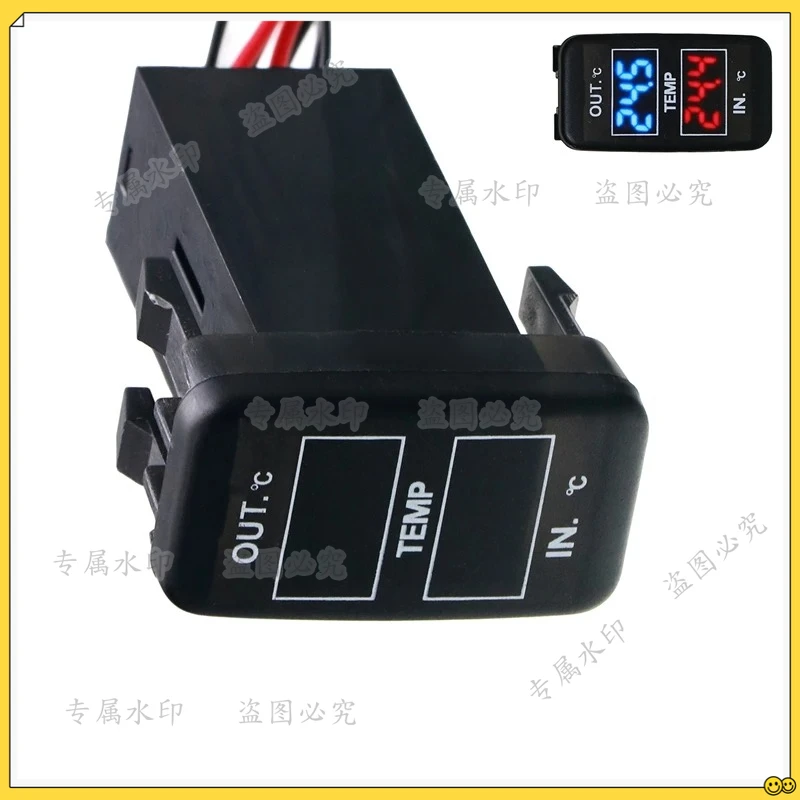 Display Inside Dual Temperature and Outside the Car Dual Temperature Sensor for Toyota Corolla Reiz Prado Prius
Display Inside Dual Temperature and Outside the Car Dual Temperature Sensor for Toyota Corolla Reiz Prado Prius