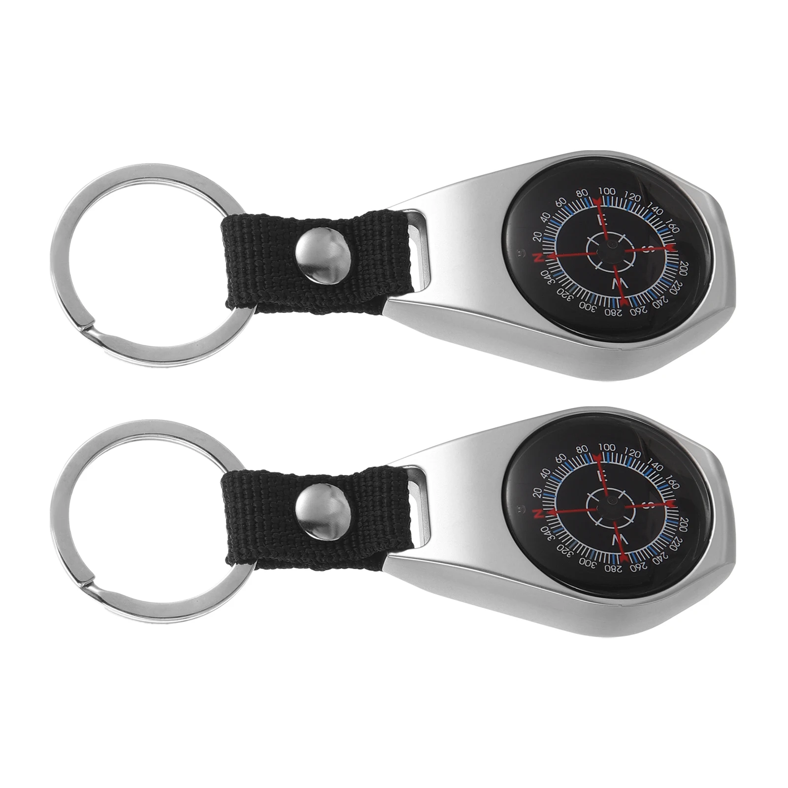 2Pcs Compass Keychain Outdoor Survival Camping Hiking Pendant Zinc Alloy High Precision Lightweight for
2Pcs Compass Keychain Outdoor Survival Camping Hiking Pendant Zinc Alloy High Precision Lightweight for
