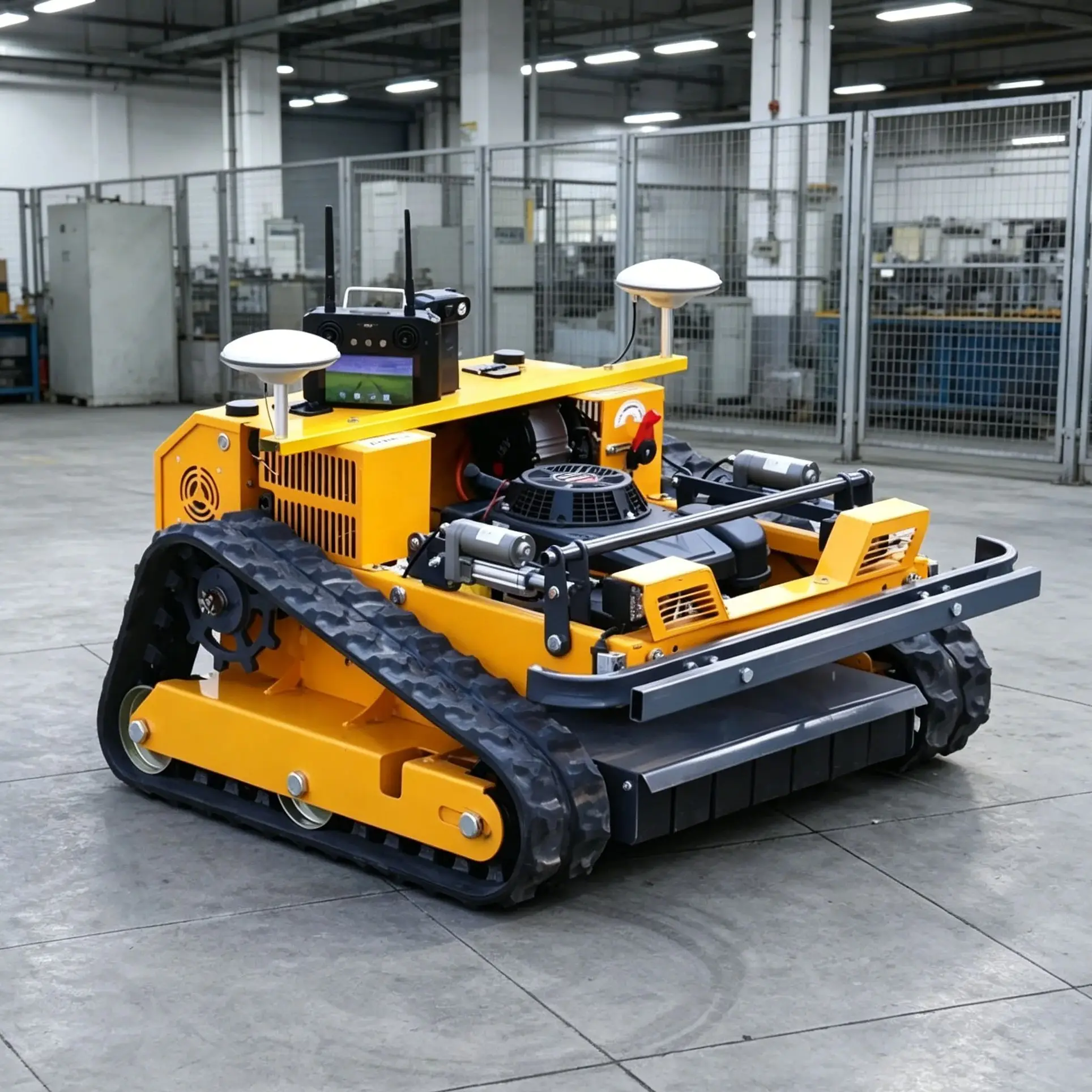 Customized CE Certified Remote Control Crawler Lawn Mower Adjustable Grass Cutter Robot for Home Garden and Farm Daily Use
Customized CE Certified Remote Control Crawler Lawn Mower Adjustable Grass Cutter Robot for Home Garden and Farm Daily Use