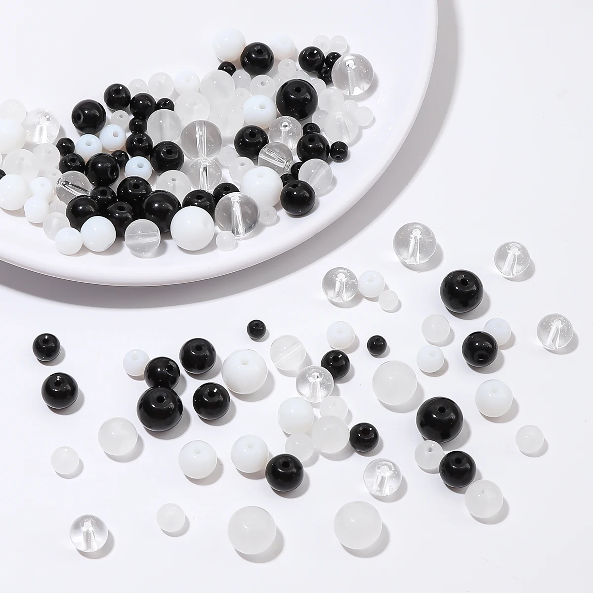 42-100pcs Glass Round Beads For Jewelry DIY Making Bracelet Accessories 4/6/8/10mm
42-100pcs Glass Round Beads For Jewelry DIY Making Bracelet Accessories 4/6/8/10mm