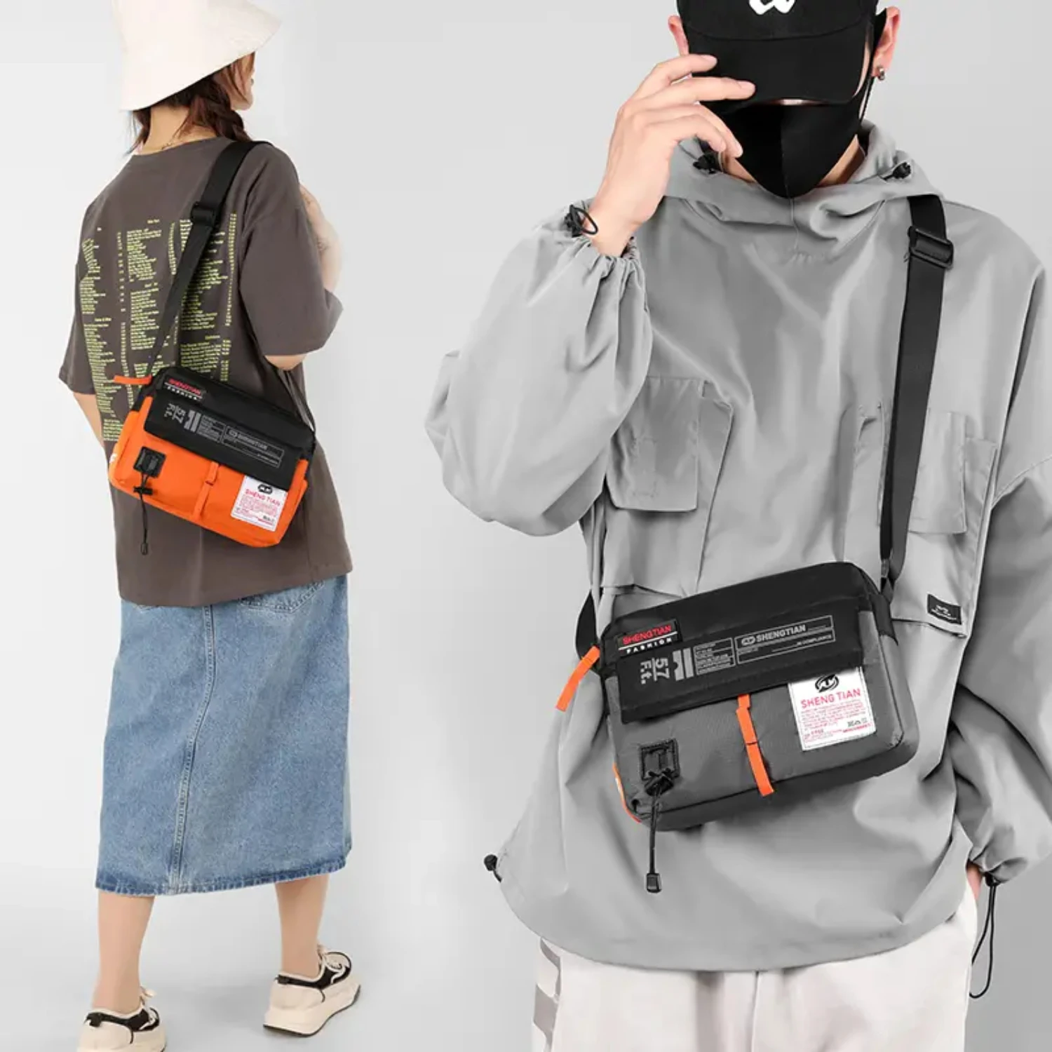 Stylish and Functional Athleisure Men's Waterproof Outdoor Nylon Cross-Body Bag for Trendy Travelers Looking a Versatile
Stylish and Functional Athleisure Men's Waterproof Outdoor Nylon Cross-Body Bag for Trendy Travelers Looking a Versatile