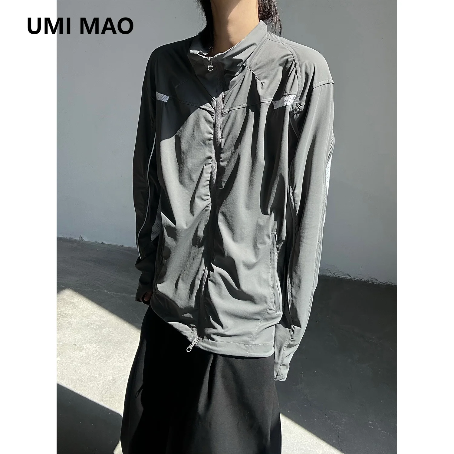 UMI MAO Quick-Dry Ice Silk Cool Sun Protection Clothing Summer American Style Patchwork Unisex Outdoor Sports Thin Skin Jacket
UMI MAO Quick-Dry Ice Silk Cool Sun Protection Clothing Summer American Style Patchwork Unisex Outdoor Sports Thin Skin Jacket
