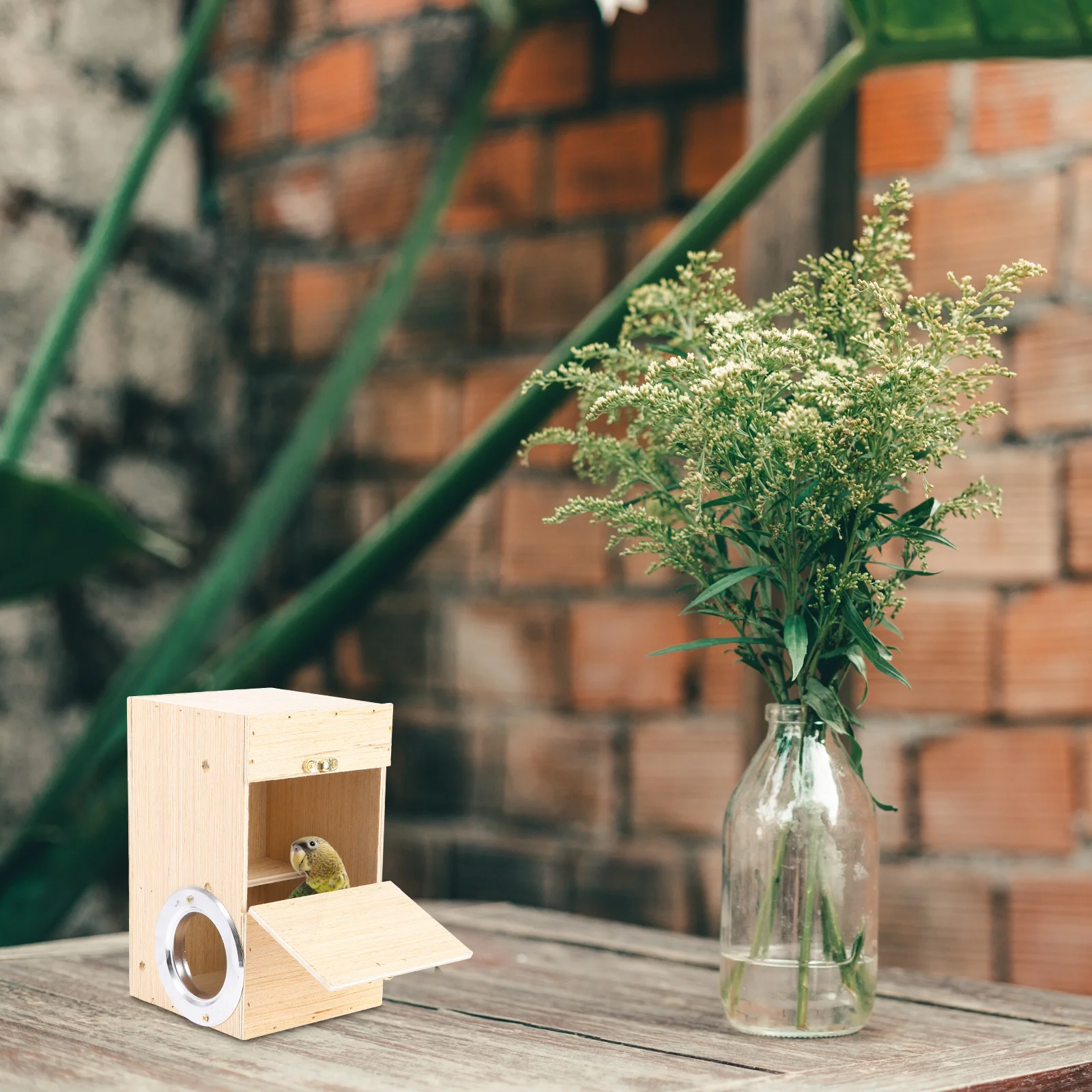 1Pcs Bird Nest Wooden Breeding Box Parrot Natural Wood Hinged Cover Easy to Clean Bird House Birds Wood Nest Birds Supplies
1Pcs Bird Nest Wooden Breeding Box Parrot Natural Wood Hinged Cover Easy to Clean Bird House Birds Wood Nest Birds Supplies