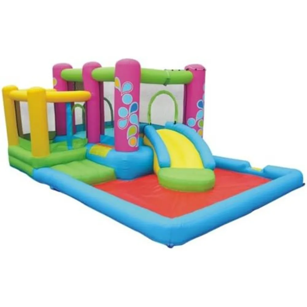 Little Sprout All-In-One Bounce 'N Slide Combo Bounce House | Inflatable Bouncer and Wet/Dry Slide | Blower, Carry Bag, Hose 
Little Sprout All-In-One Bounce 'N Slide Combo Bounce House | Inflatable Bouncer and Wet/Dry Slide | Blower, Carry Bag, Hose