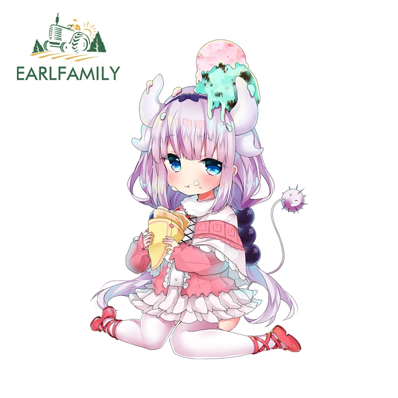 EARLFAMILY 13cm x 8.9cm Ice-cream Kanna Kamui Car Stickers Creative Anime Sweet Food Car Gadget Decal Cute Motorcycles Decor
EARLFAMILY 13cm x 8.9cm Ice-cream Kanna Kamui Car Stickers Creative Anime Sweet Food Car Gadget Decal Cute Motorcycles Decor