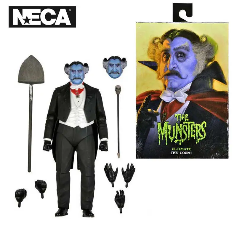 NECA 56095 Toys Rob Zombie's The Munsters Action Figure Ultimate The Count 18 cm Original Doll Model Collection Decoration Gift
NECA 56095 Toys Rob Zombie's The Munsters Action Figure Ultimate The Count 18 cm Original Doll Model Collection Decoration Gift