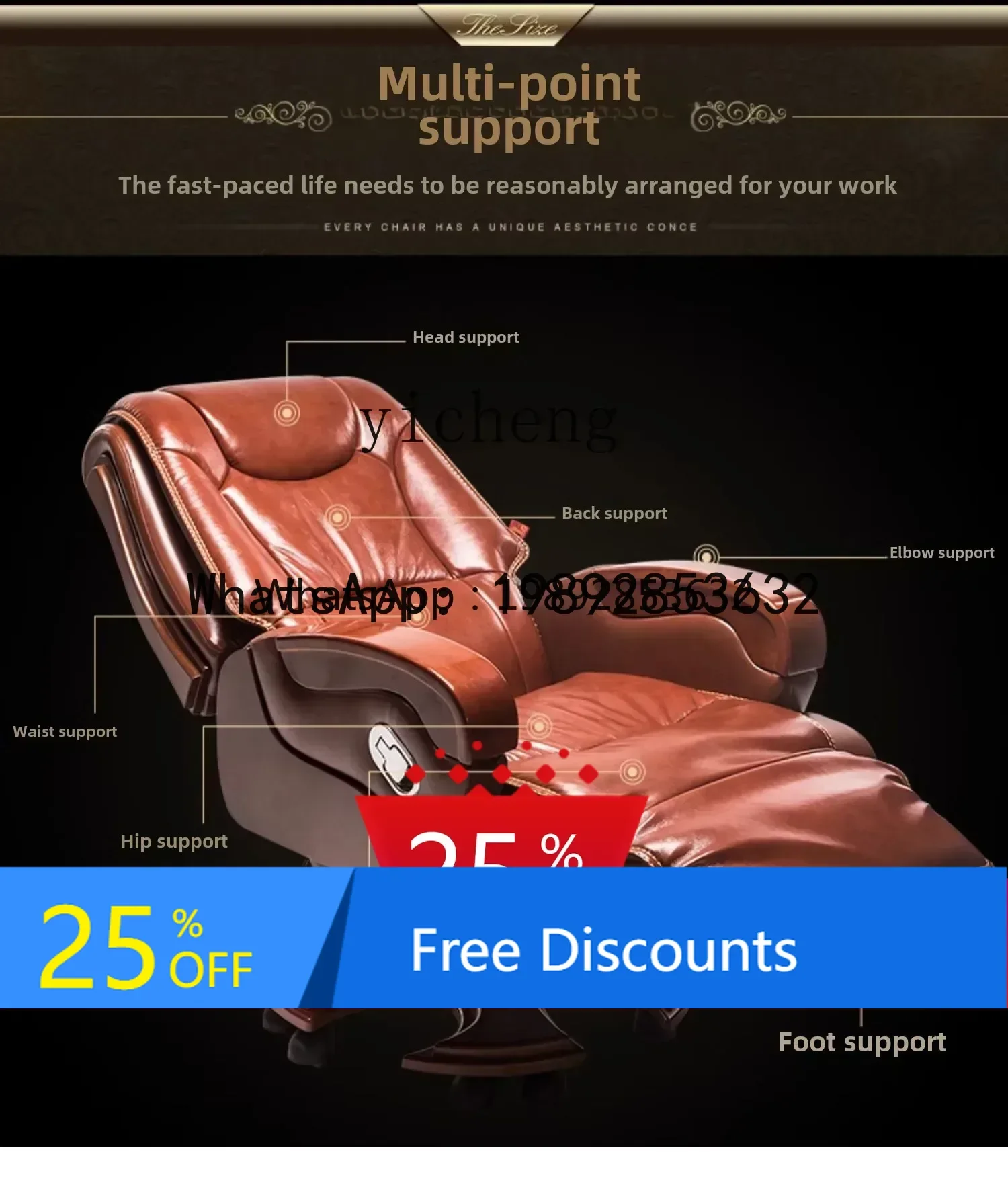 president boss chair office leather business reclining home study computer chair electric ottoman chair
president boss chair office leather business reclining home study computer chair electric ottoman chair