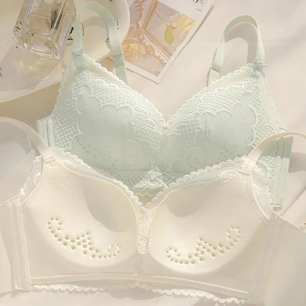 Underwear Sweet Push Up Bras Thin Flower Wireless Bra Anti-sagging Lingerie Brassiere for Women Ladies Girl
Underwear Sweet Push Up Bras Thin Flower Wireless Bra Anti-sagging Lingerie Brassiere for Women Ladies Girl
