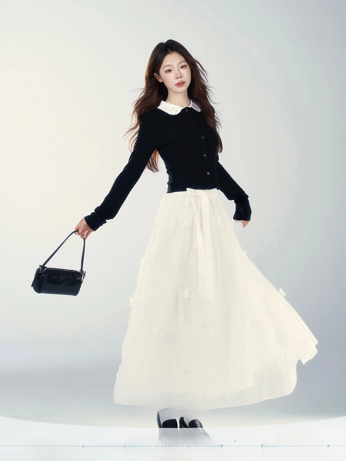 Princess Style A-Line Skirt for Women White High Waist Commuter Korean Version Spring 2026 New Arrival Elegant Design
Princess Style A-Line Skirt for Women White High Waist Commuter Korean Version Spring 2026 New Arrival Elegant Design