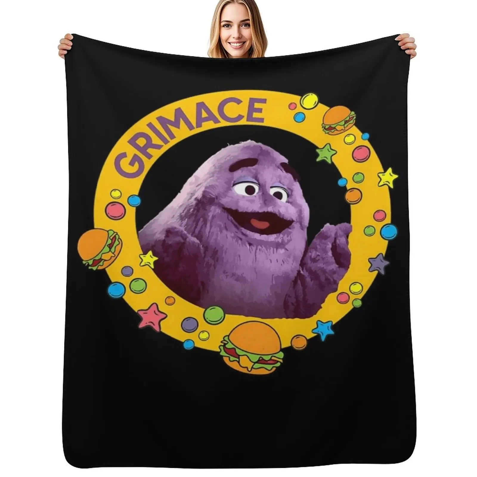 grimace Throw Blanket funny gift Luxury Throw Plaid on the sofa Flannels Blankets
grimace Throw Blanket funny gift Luxury Throw Plaid on the sofa Flannels Blankets