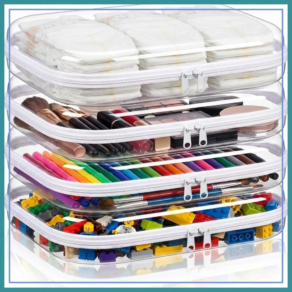 Clear Hard Shell Zipper Case, 4 Pack Travel Toiletry Bag, Waterproof Makeup Bags, Toy Storage Organizer Pencil Bag
Clear Hard Shell Zipper Case, 4 Pack Travel Toiletry Bag, Waterproof Makeup Bags, Toy Storage Organizer Pencil Bag