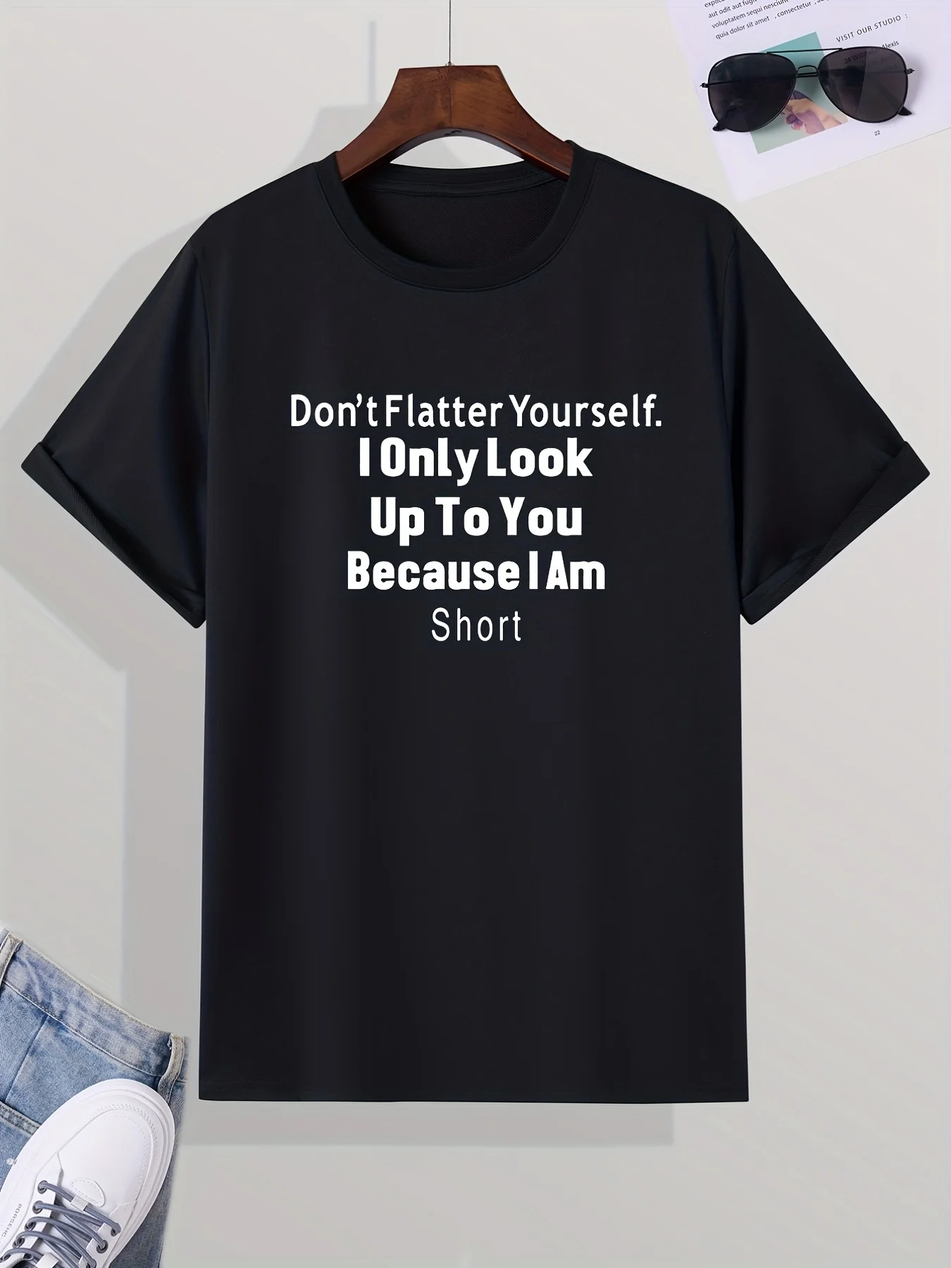 Мужская повседневная футболка с короткими рукавами и рисунком, забавная футболка с буквенным принтом, удобный топ унисекс с круглым вырезом, дышащая мягкая ткань
Мужская повседневная футболка с короткими рукавами и рисунком, забавная футболка с буквенным принтом, удобный топ унисекс с круглым вырезом, дышащая мягкая ткань