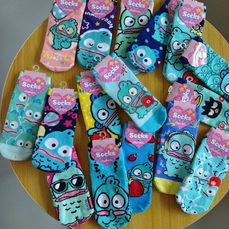 10 Pairs Packed of Sanrio Ugly Fish Hanton Japanese Original Single Short Cotton Socks Cartoon Animation Boat Socks
10 Pairs Packed of Sanrio Ugly Fish Hanton Japanese Original Single Short Cotton Socks Cartoon Animation Boat Socks