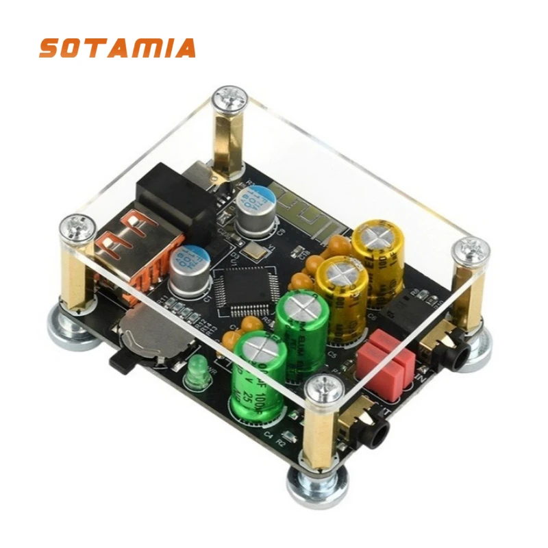 SOTAMIA Bluetooth-приемник Hi-Fi аудио USB-декодер MP3 WAV FLAC APE декодирование без потерь изолированный нулевой шум для усилителя наушников
SOTAMIA Bluetooth-приемник Hi-Fi аудио USB-декодер MP3 WAV FLAC APE декодирование без потерь изолированный нулевой шум для усилителя наушников