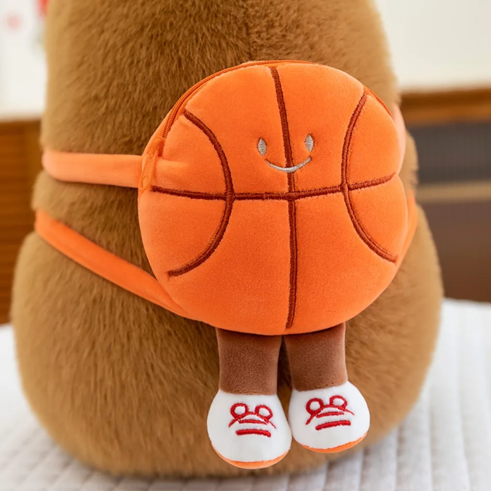 Stuffed Basketball Backpack Capybara Collection Fluffy Basketball Hat Capybara Cute Soft Capybara Fluffty Children Gift
Stuffed Basketball Backpack Capybara Collection Fluffy Basketball Hat Capybara Cute Soft Capybara Fluffty Children Gift