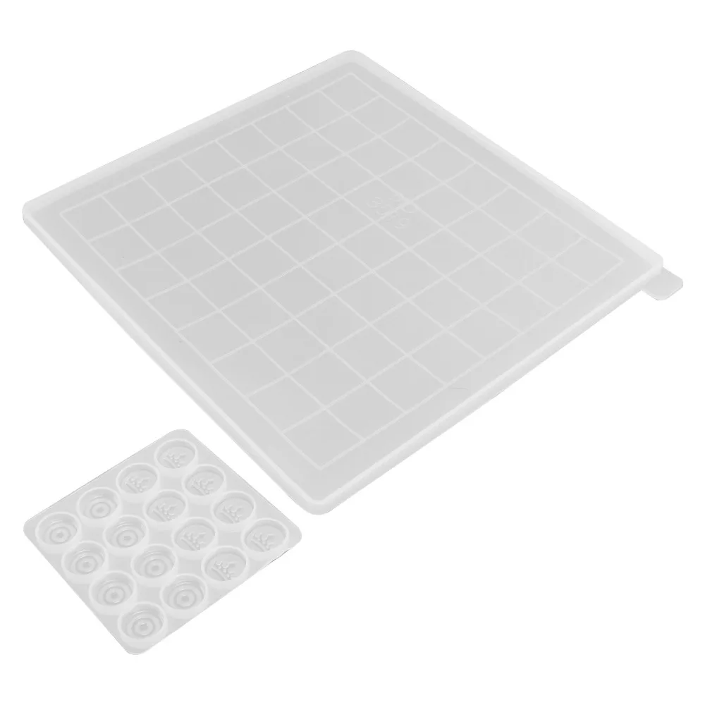 2pcs Resin Casting Mould Transparent Chess Mould DIY Flexible Resin Mould Silicone Silicone Mould Chess Board Crafting
2pcs Resin Casting Mould Transparent Chess Mould DIY Flexible Resin Mould Silicone Silicone Mould Chess Board Crafting