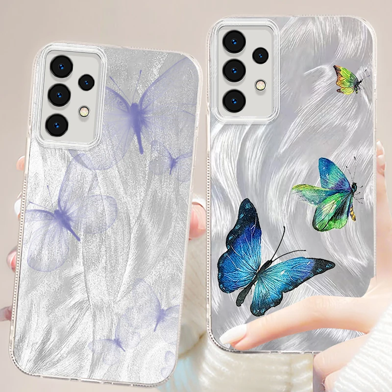 Butterflies Colorful Beautiful For Samsung A73 A72 A71 A55 A54 A53 A52 A51 A35 A34 A32 A13 A12 A05 A04 5G Feather Yarn Funda
Butterflies Colorful Beautiful For Samsung A73 A72 A71 A55 A54 A53 A52 A51 A35 A34 A32 A13 A12 A05 A04 5G Feather Yarn Funda