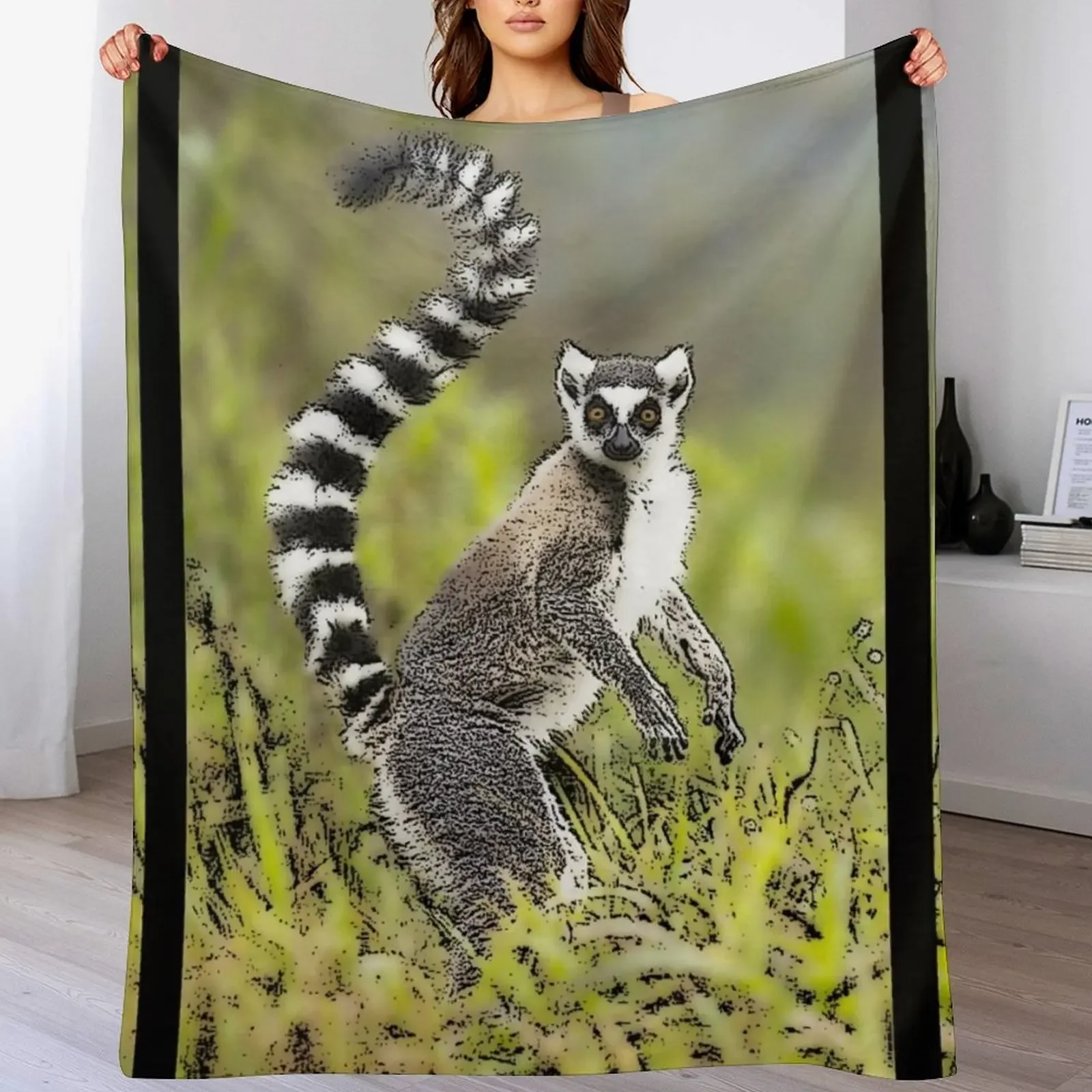 Ring Tailed Lemur Throw Blanket Hairy Stuffeds Plaid on the sofa Blankets For Bed Blankets
Ring Tailed Lemur Throw Blanket Hairy Stuffeds Plaid on the sofa Blankets For Bed Blankets