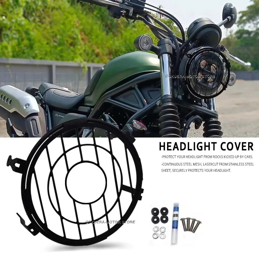 Motorcycle Headlight Protection Cover Headlight Guard Front Lamp Cover For Honda CL300 2023
Motorcycle Headlight Protection Cover Headlight Guard Front Lamp Cover For Honda CL300 2023
