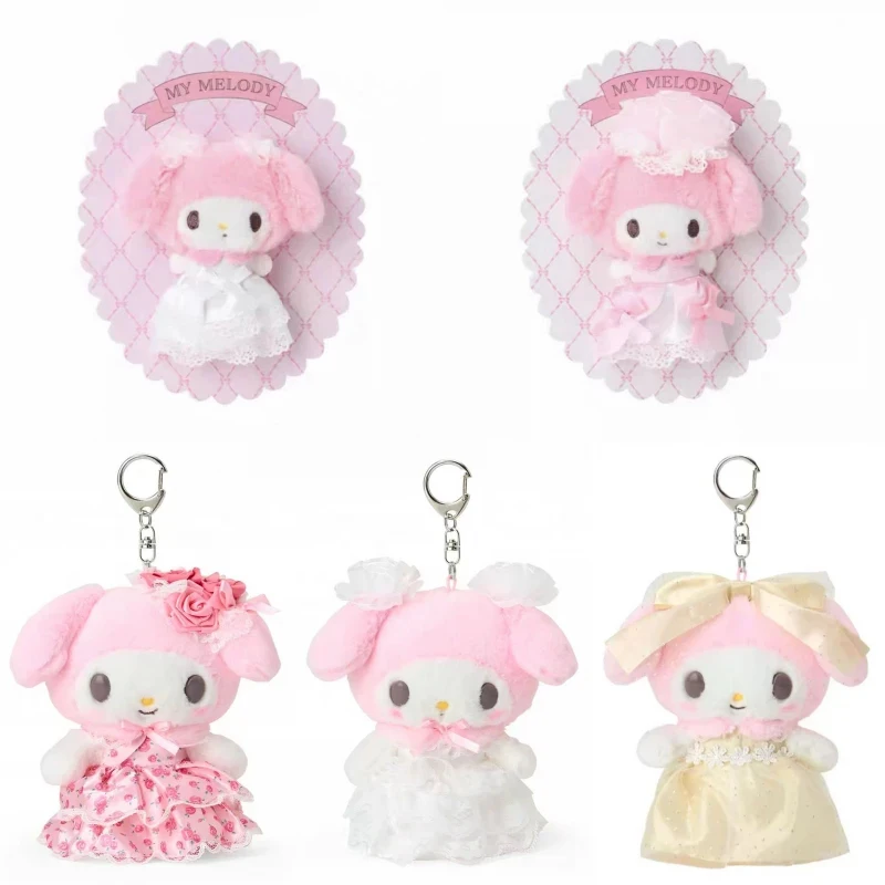 Sanrio Japanese-style My Melody wedding dress birthday sweet dream lady rose dress lace yellow star brooch plush toy pendant
Sanrio Japanese-style My Melody wedding dress birthday sweet dream lady rose dress lace yellow star brooch plush toy pendant