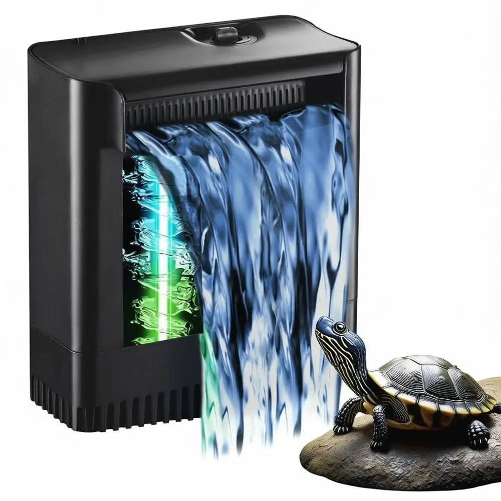 Мощный фильтр для аквариумов Turtle Tank объемом 55-155 галлонов, с УФ-обеззараживанием и дезодорацией для пресной или морской воды
Мощный фильтр для аквариумов Turtle Tank объемом 55-155 галлонов, с УФ-обеззараживанием и дезодорацией для пресной или морской воды