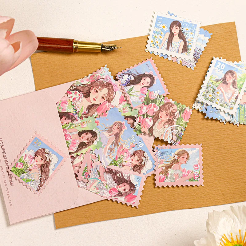 20pcs/lot Kawaii Stationery Stickers The girl's reply Junk journaling stickers Planner Decorative Scrapbooking
20pcs/lot Kawaii Stationery Stickers The girl's reply Junk journaling stickers Planner Decorative Scrapbooking