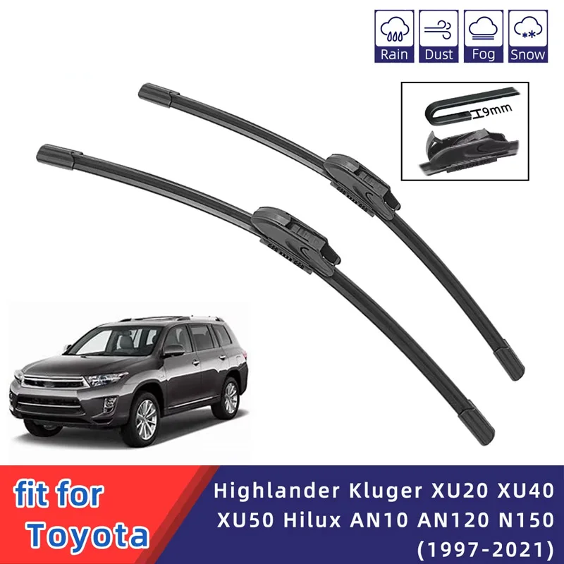 For Toyota Highlander Kluger Hilux AN10 Front Windshield Wiper General Motor Multifunctional Rubber Strip Wiper Wholesale
For Toyota Highlander Kluger Hilux AN10 Front Windshield Wiper General Motor Multifunctional Rubber Strip Wiper Wholesale