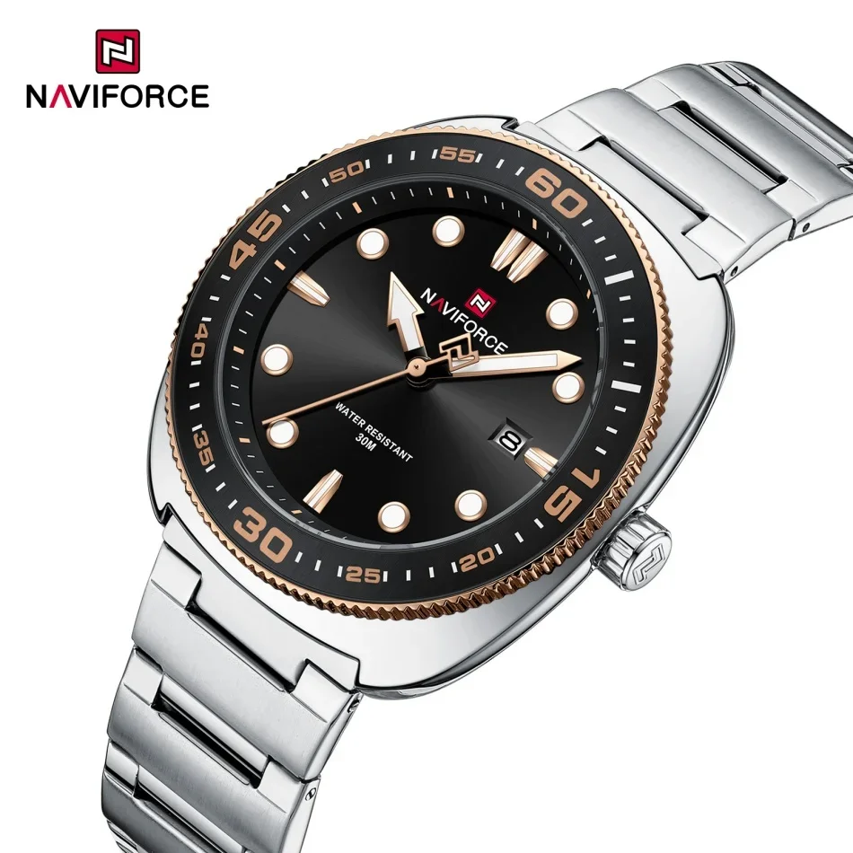NAVIFORCE брендовые модные мужские спортивные часы 30 м водостойкий роскошный ремешок из нержавеющей стали с дисплеем даты мужские кварцевые наручные часы новые
NAVIFORCE брендовые модные мужские спортивные часы 30 м водостойкий роскошный ремешок из нержавеющей стали с дисплеем даты мужские кварцевые наручные часы новые