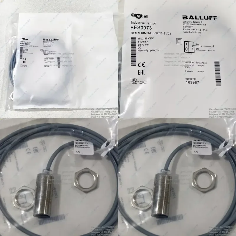 BES M18MG-USC70B-BV03 -BV02 -BV05 DC 2-Wire NO New High-Quality Proximity Switch Sensor
BES M18MG-USC70B-BV03 -BV02 -BV05 DC 2-Wire NO New High-Quality Proximity Switch Sensor