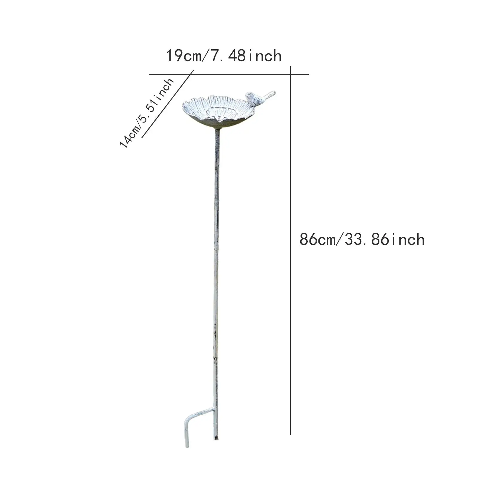 Iron Outdoor Bird Feeder Garden Bird Bath Drinker Plate Stable Feeding Bowl for Home Lawn
Iron Outdoor Bird Feeder Garden Bird Bath Drinker Plate Stable Feeding Bowl for Home Lawn